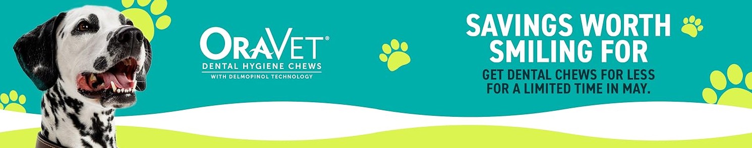 ORAVET Dental Chews shop banner