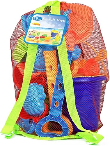 Click N' Play CNP30312 Beach Sand Toy Set, 18 Piece