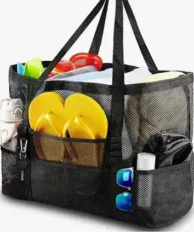 SRISE Mesh Beach Bag