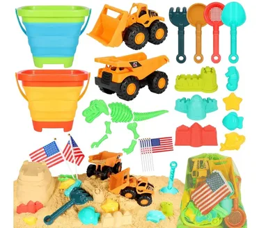 HUITEM Beach Sand Toys for Kids