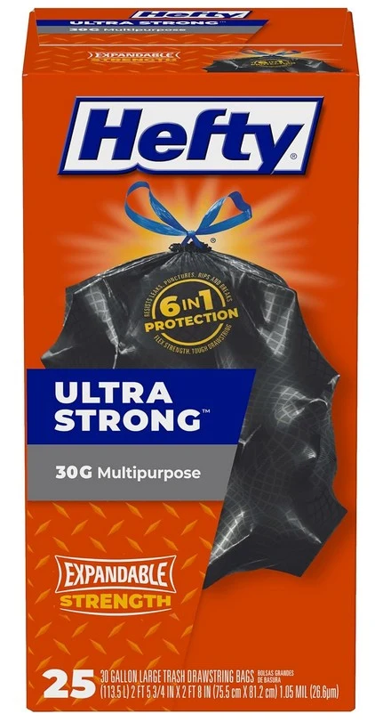 Hefty Ultra Strong Multipurpose Large Trash Bags