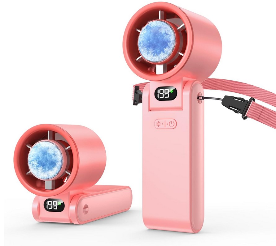 Portable Handheld Turbo Fan with Ice Cooler